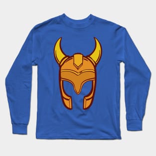 Cartoon viking helmet Long Sleeve T-Shirt